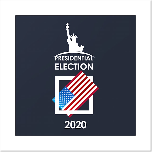 presidental election Wall Art by mkstore2020